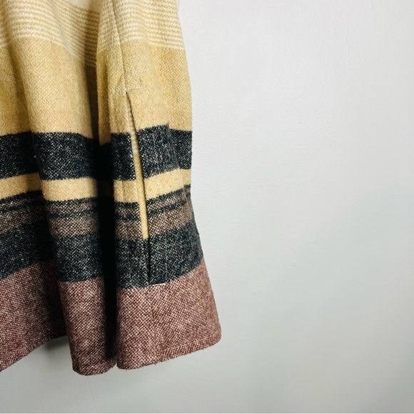 Billabong Striped Shadow Cream Cropped Wool Blend Blazer S - Picture 3 of 7